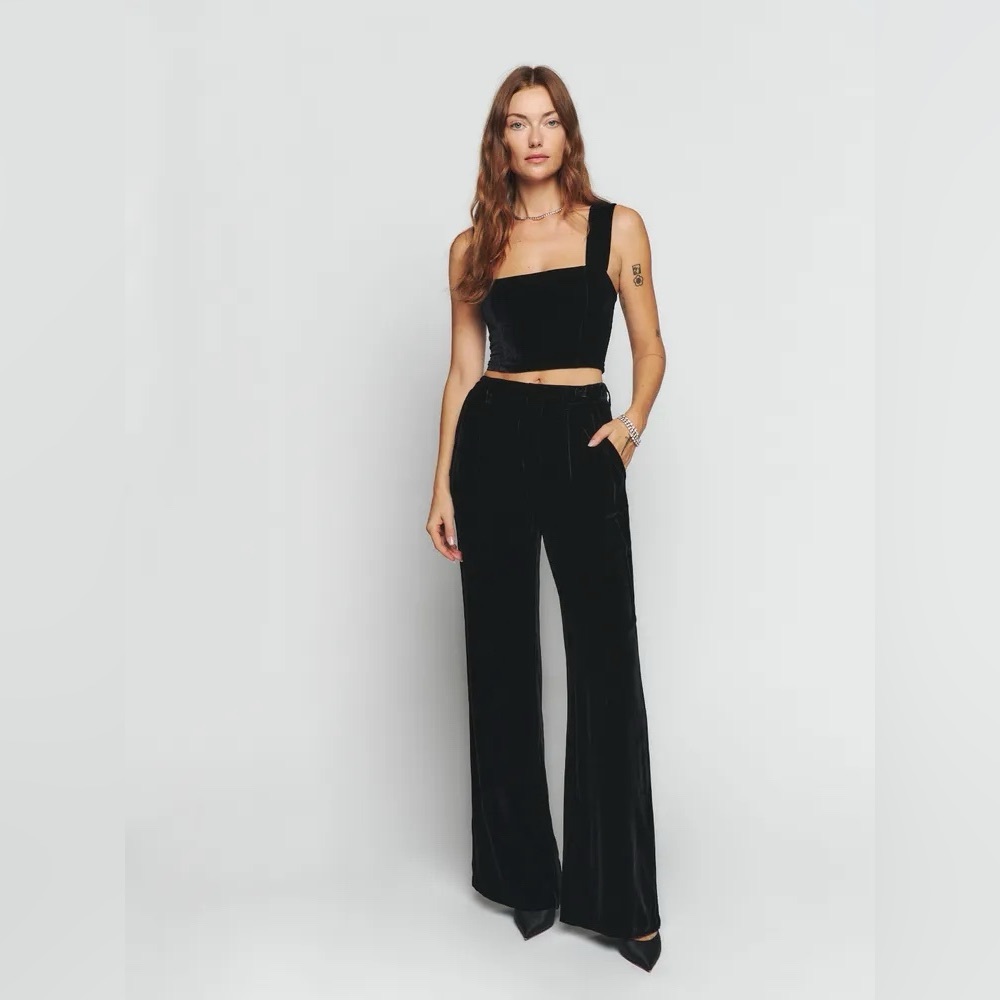 Reformation Wes Velvet Pant